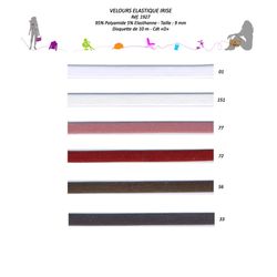 01927 Iridescent Stretch Velvet, 9mm