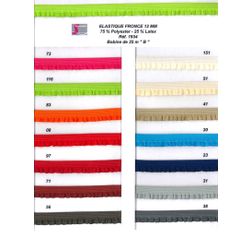 01934 Elastic Ruffle Trim, 12mm