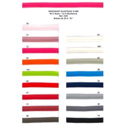01935 Elastic Cording w/ Lip, 10mm