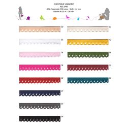 01940 Lingerie Elastic, 12mm