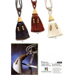 02774 Ornate Tassel Tieback w/ Wooden