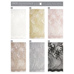 03213 Wide Lace w/ Sequins, 51 inches