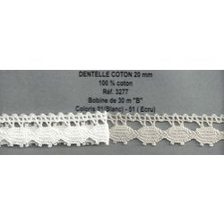03277 Cotton Lace, 20mm