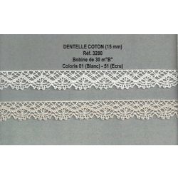 03280 Cotton Lace, 15mm