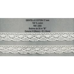 03282 Cotton Lace, 17mm