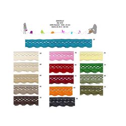 03372 100% Polyester Lace, 25mm