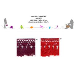03376 Tassel Fringe with Lace Header