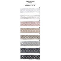 03381 100% Cotton Lace, 20mm