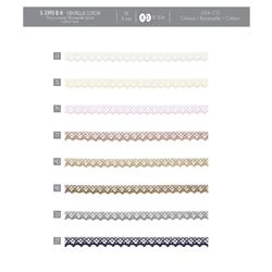 03393 100% Cotton Lace, 8mm