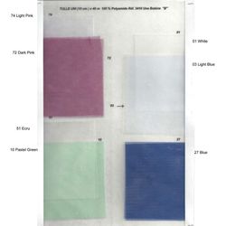 03410 Polyamide Tulle, 10cm