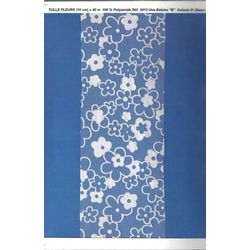 03413 Polyamide Tulle w/ Floral Print