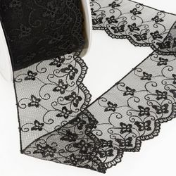 03536 Butterfly Embroidered Tulle, 35-65