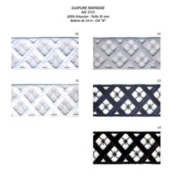 03713 Polyester Guipure Lace Galon, 35mm
