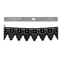 03717 Polyester Guipure Lace, 43mm