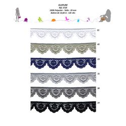 03729 Polyester Guipure 20mm