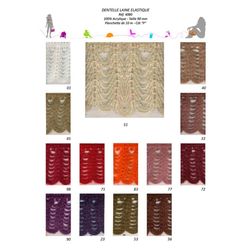 04080 100% Acrylic, Elastic Lace, 90mm