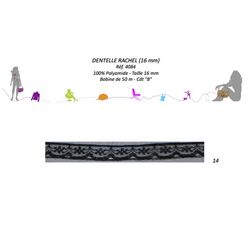 04084 16mm Raschel Lace