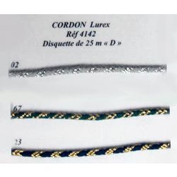 04142 Cording with Lurex