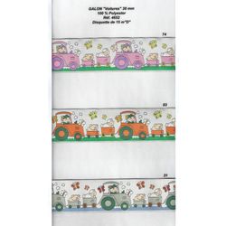 04652 Galon &Cars& 38mm