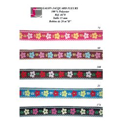 04670 15mm Jacquard, Flowers