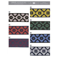 04700 Floral Jacquard, Polyester, 40mm