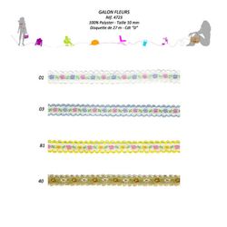 04723 Floral Galon, 10mm