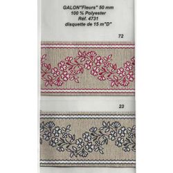 04731 Floral Jacquard, 50mm