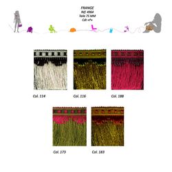 04964 Bicolor Fringe, 75mm