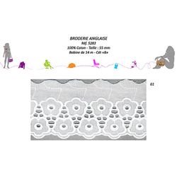 05283 100% Cotton Lace, 55mm