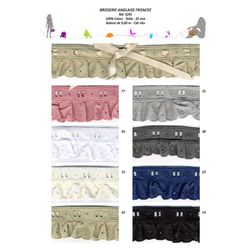 05291 Cotton Ruffled Eyelet, Entredeux