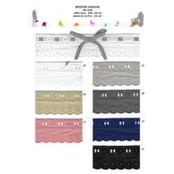 05292 100% Cotton Eyelet 40mm