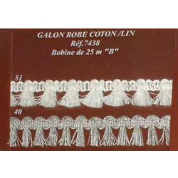 07438 Cotton/Linen Braided Fringe