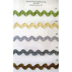 07449 Lurex Ric Rac, 11/16 Inch