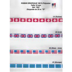 07507 Flag Ribbon, 10mm