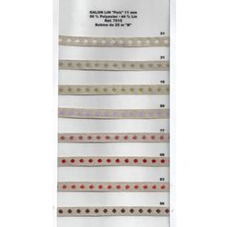 07515 Linen Dots Galon - 11mm