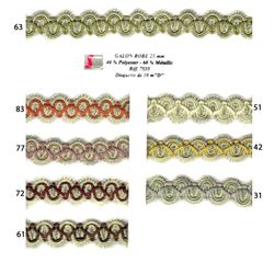 07535 Metallic Scroll Braid
