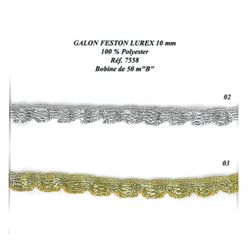 07558 Lurex Festoonery, 10mm