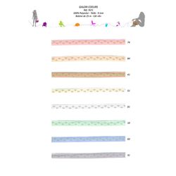 07671 Polyester Heart Galon, 9MM