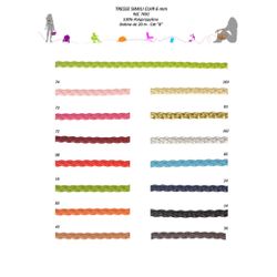 07692 Faux Leather Braid, 6mm