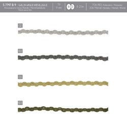 07747 Metal Wave Trim, 9mm