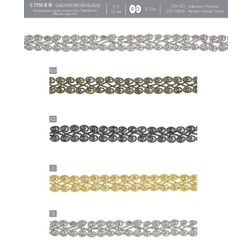 07750 Metallic Dress Trim, 18mm