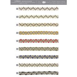 07770 Metallic Zig-Zag Braid
