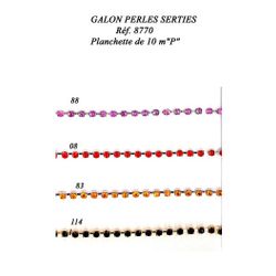 08770 Strass Galon Set in Metal