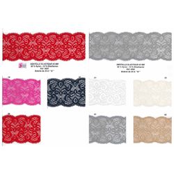 09096 Elastic Lace, 65mm (~2-1/2&)