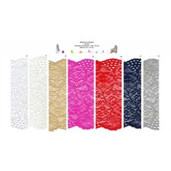 09097 Elastic Lace, 220mm, (~8-5/8&)