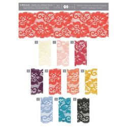 09135 Elastic Floral Lace, 60mm