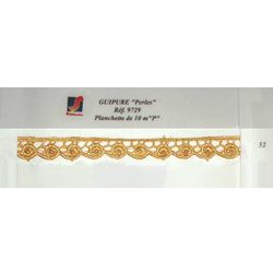 09729 Guipure Lace with Beads
