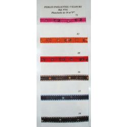 09741 Velvet with Beads & Sequins