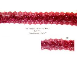 09745 Flower Trim with Beads