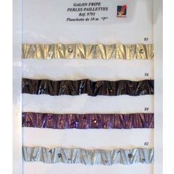 09793 Crinkle Trim with Beads & Sequins